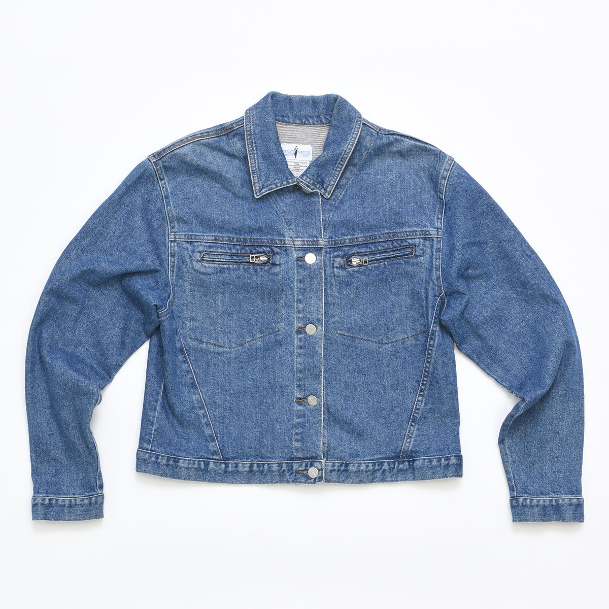 【2plan】French Golden Work Denim Jacket French Golden Work Denim Jacket - 2PLAN | 60% - Asian