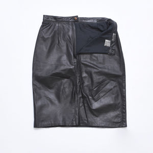 HdN "Midnight Hour" Leather Skirt, Vintage Select