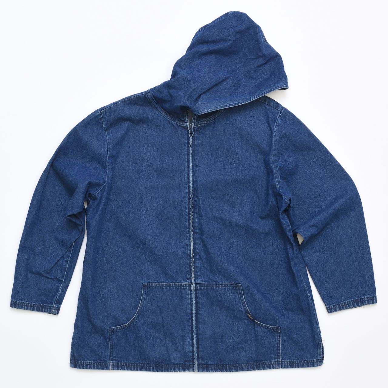 HdN Hooded Denim Camp Coat, Vintage Select
