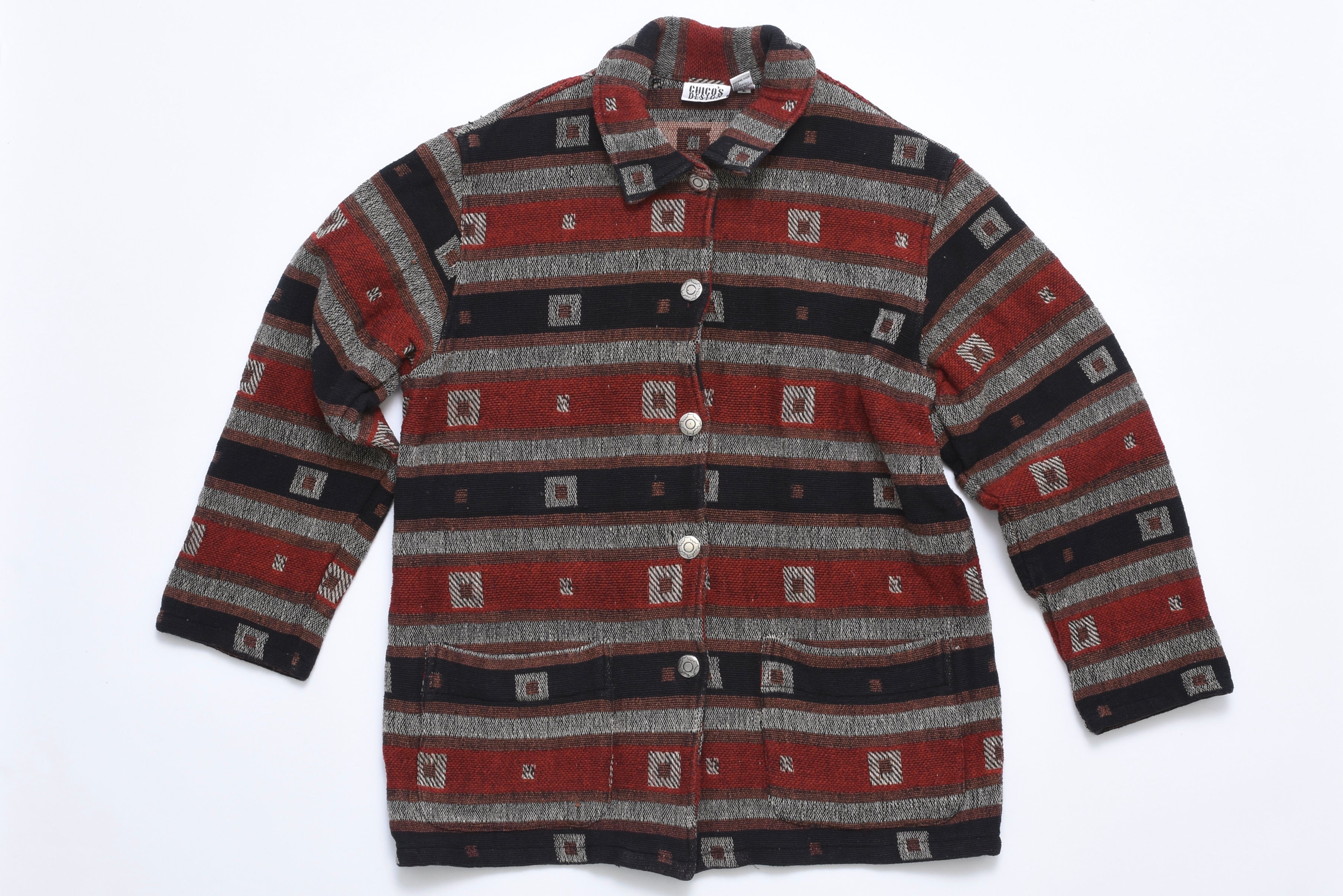 HdN Red-Black Tapestry Jacket, Vintage Select